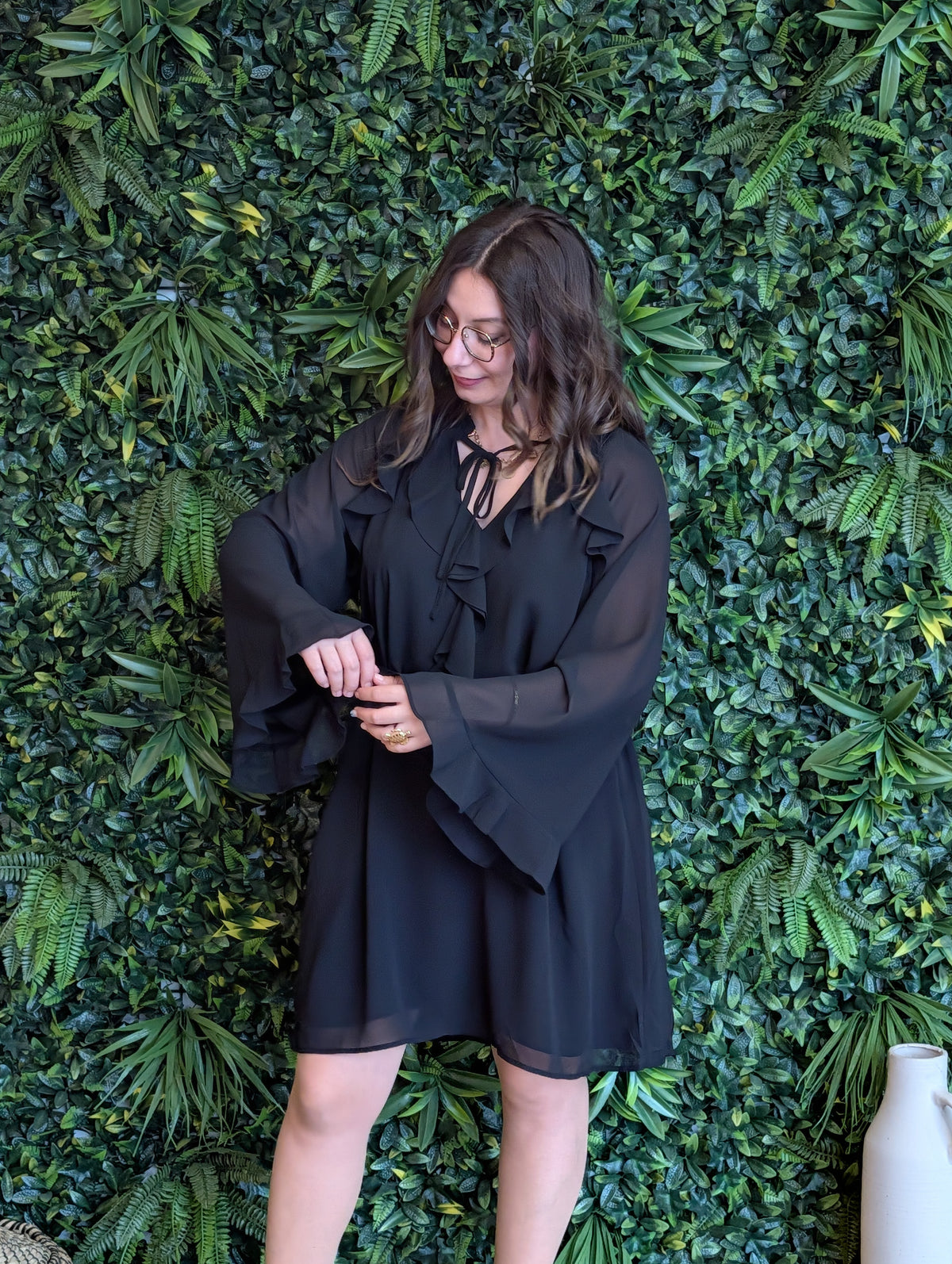 Robe à volant