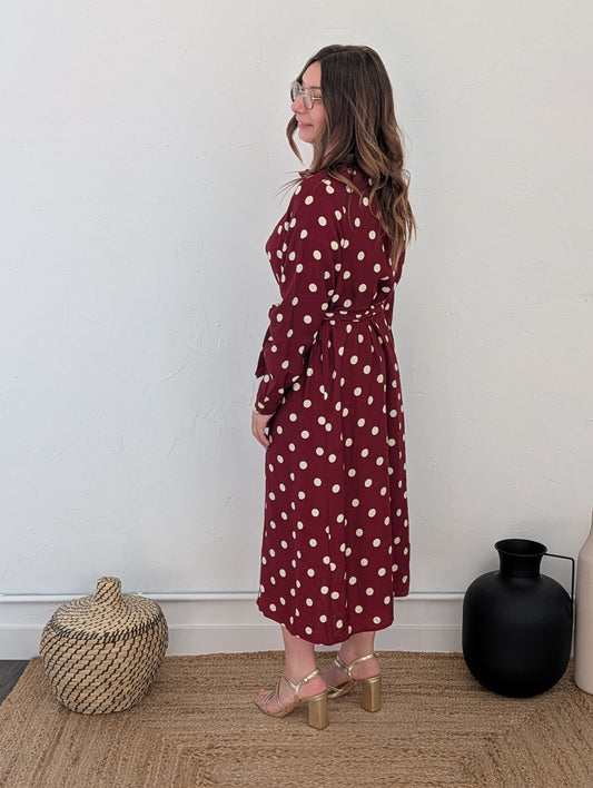 Robe à pois