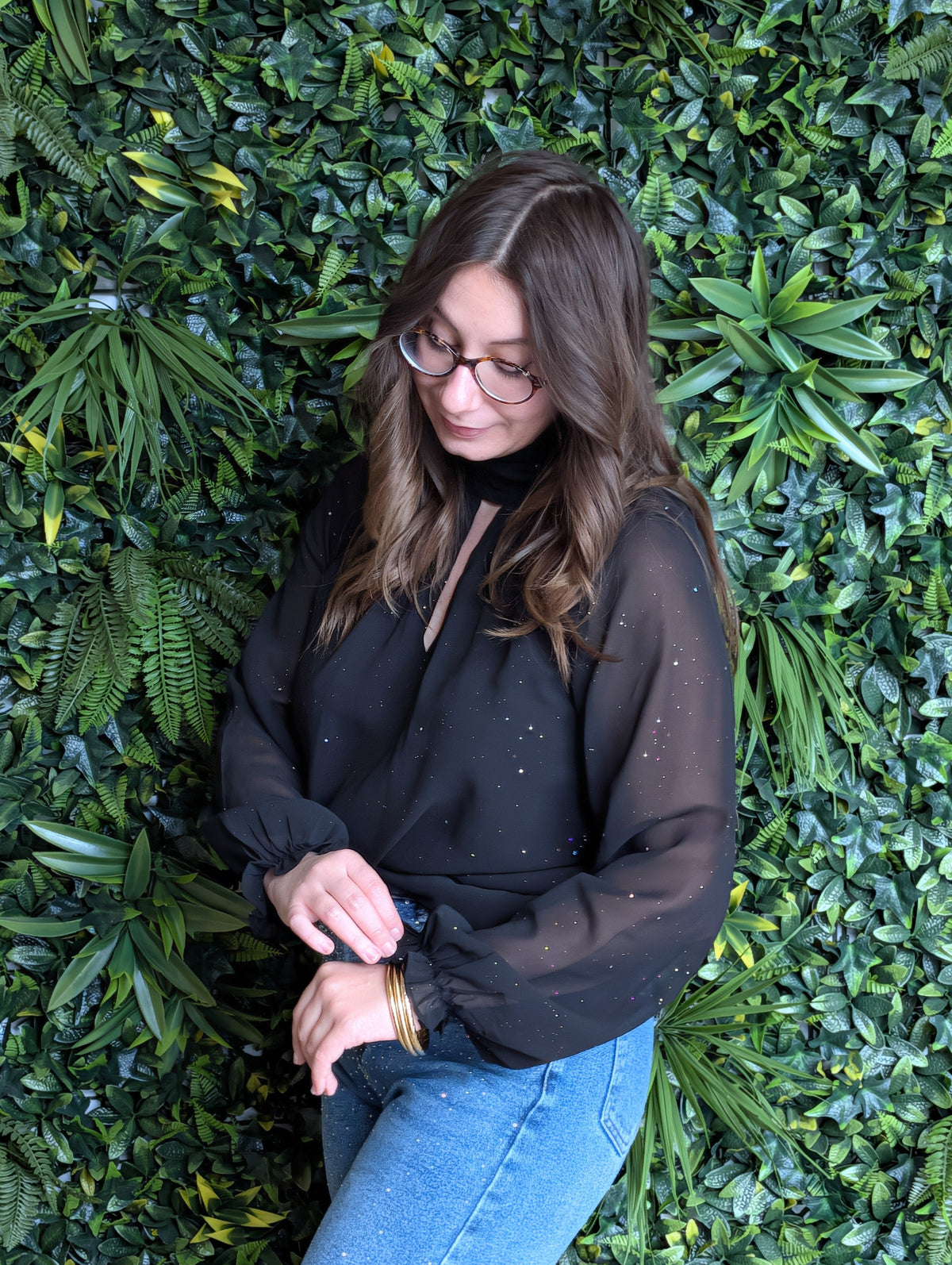 Blouse paillette