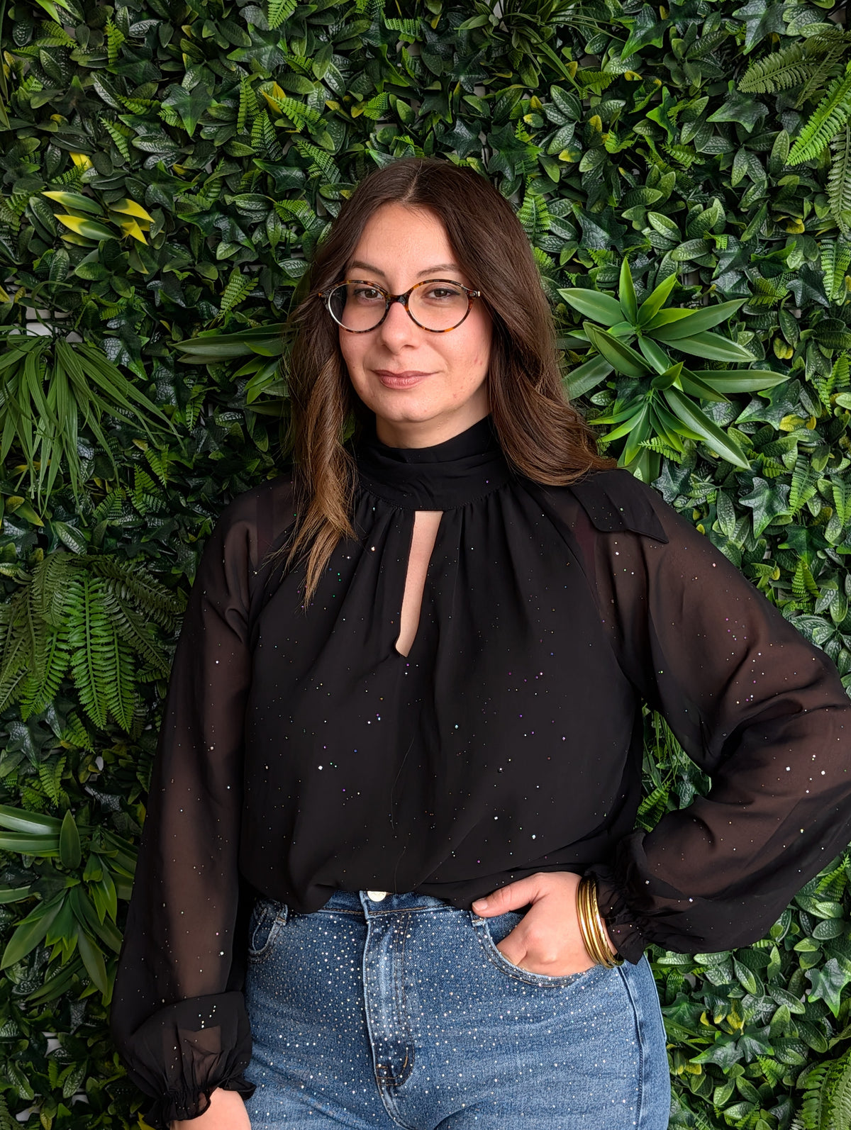 Blouse paillette