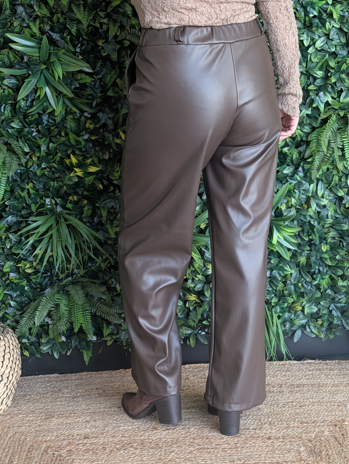 Pantalon simili