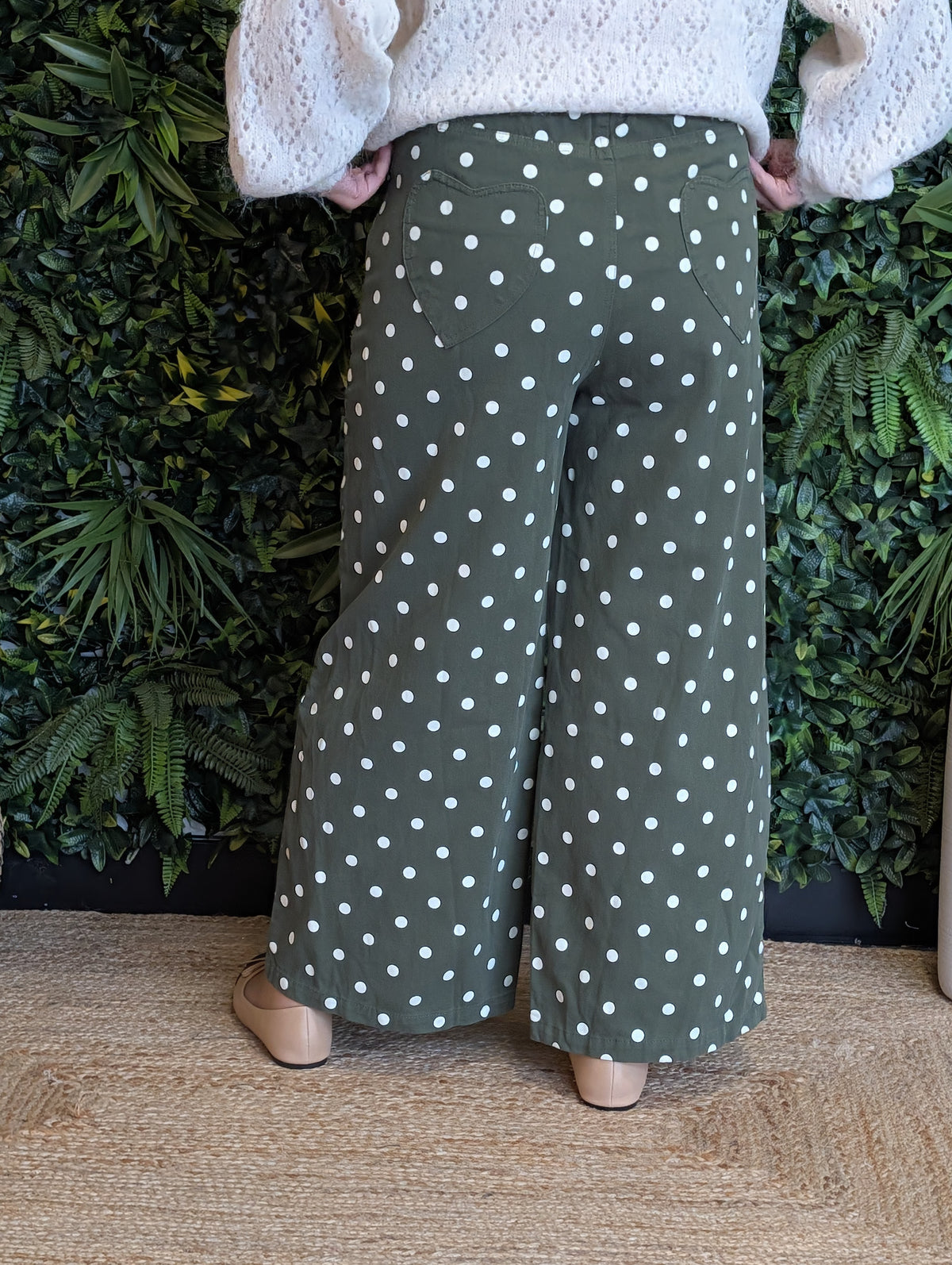 Jean à pois