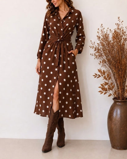 Robe à pois