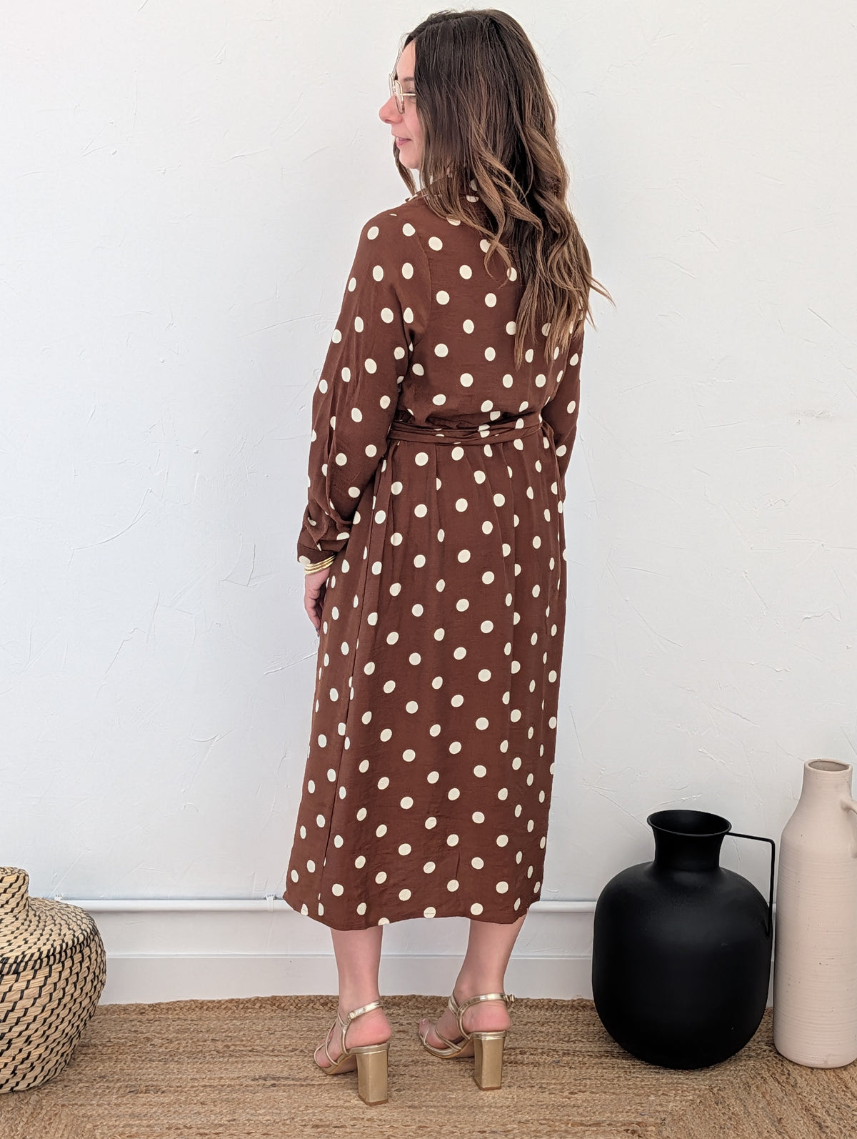 Robe à pois