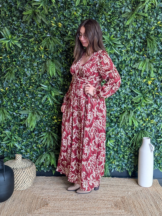 Robe bordeaux