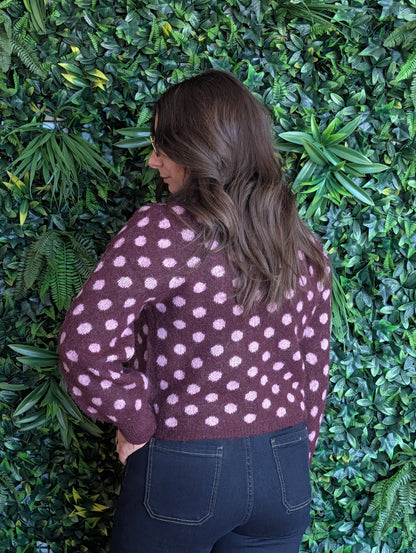 Gilet à pois