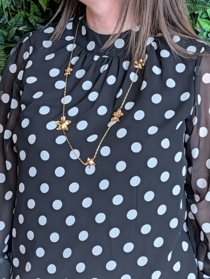 Blouse à pois