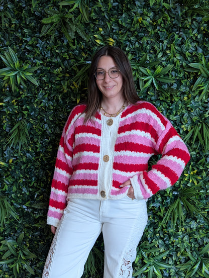 Gilet rayé