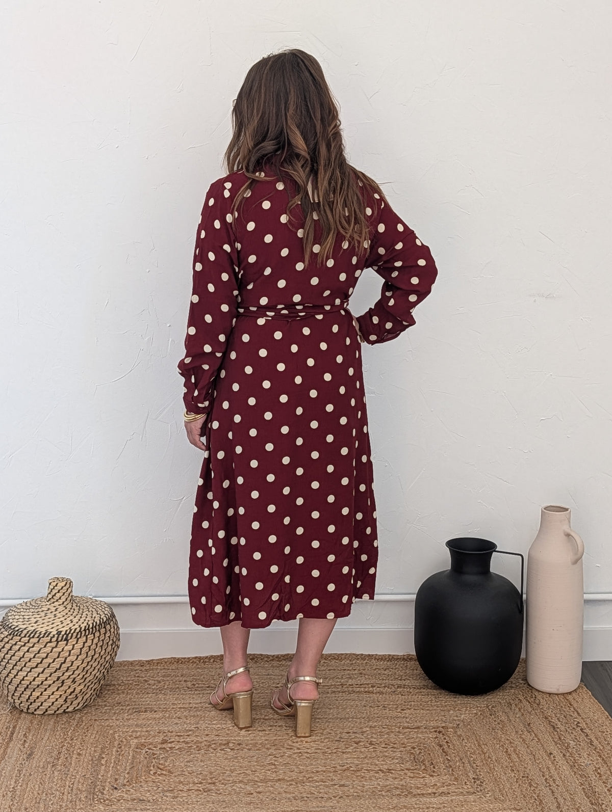 Robe à pois