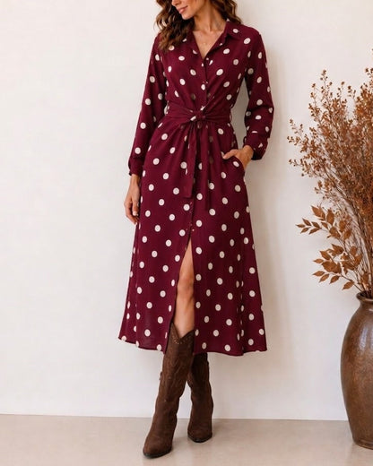Robe à pois