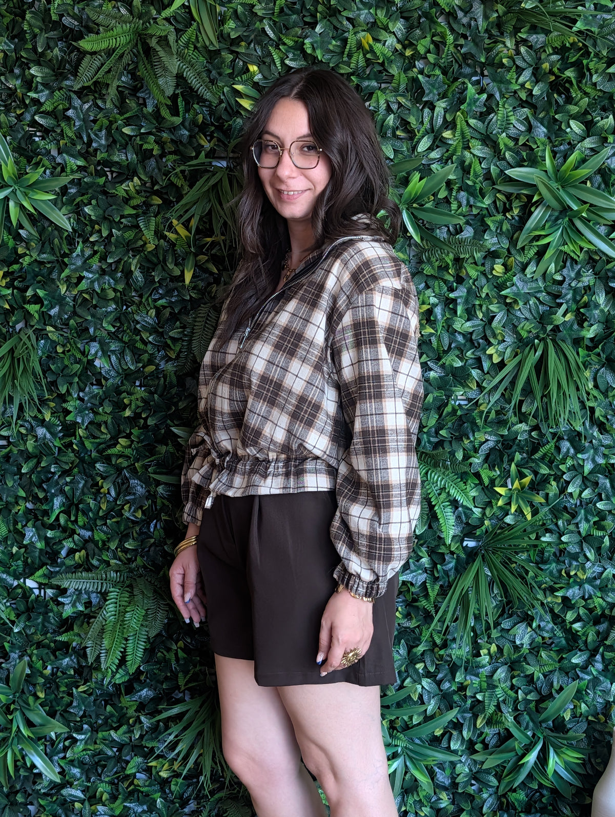 Veste à carreaux