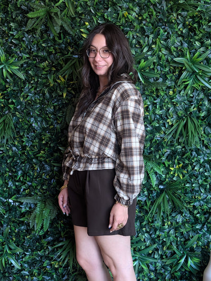 Veste à carreaux