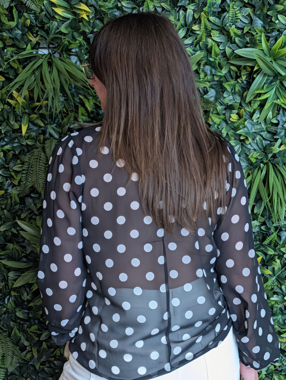 Blouse à pois