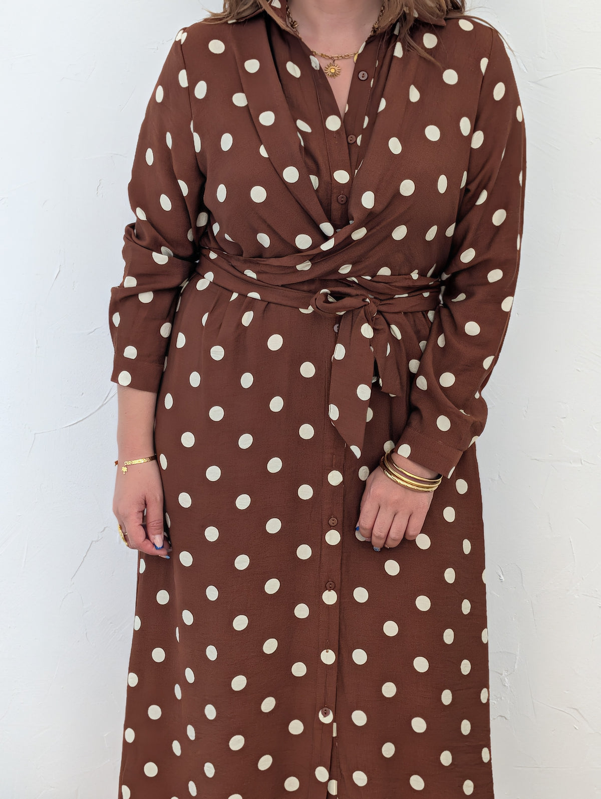Robe à pois