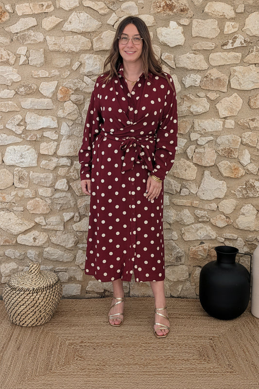 Robe à pois