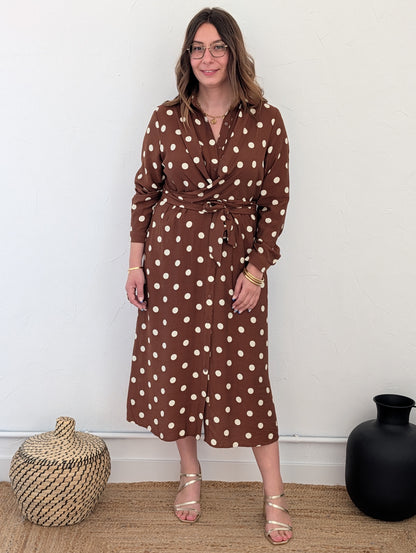 Robe à pois