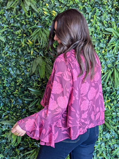 Blouse floral
