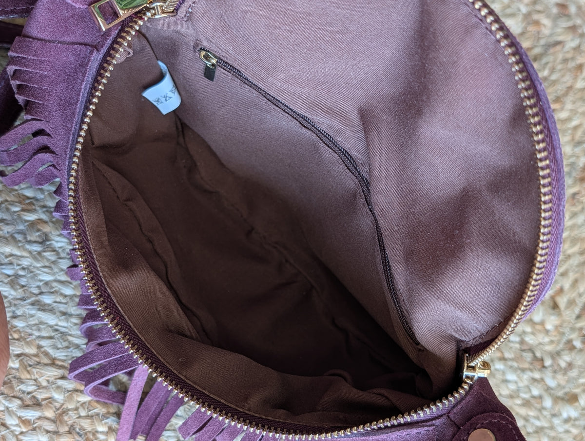 Sac Banane frange