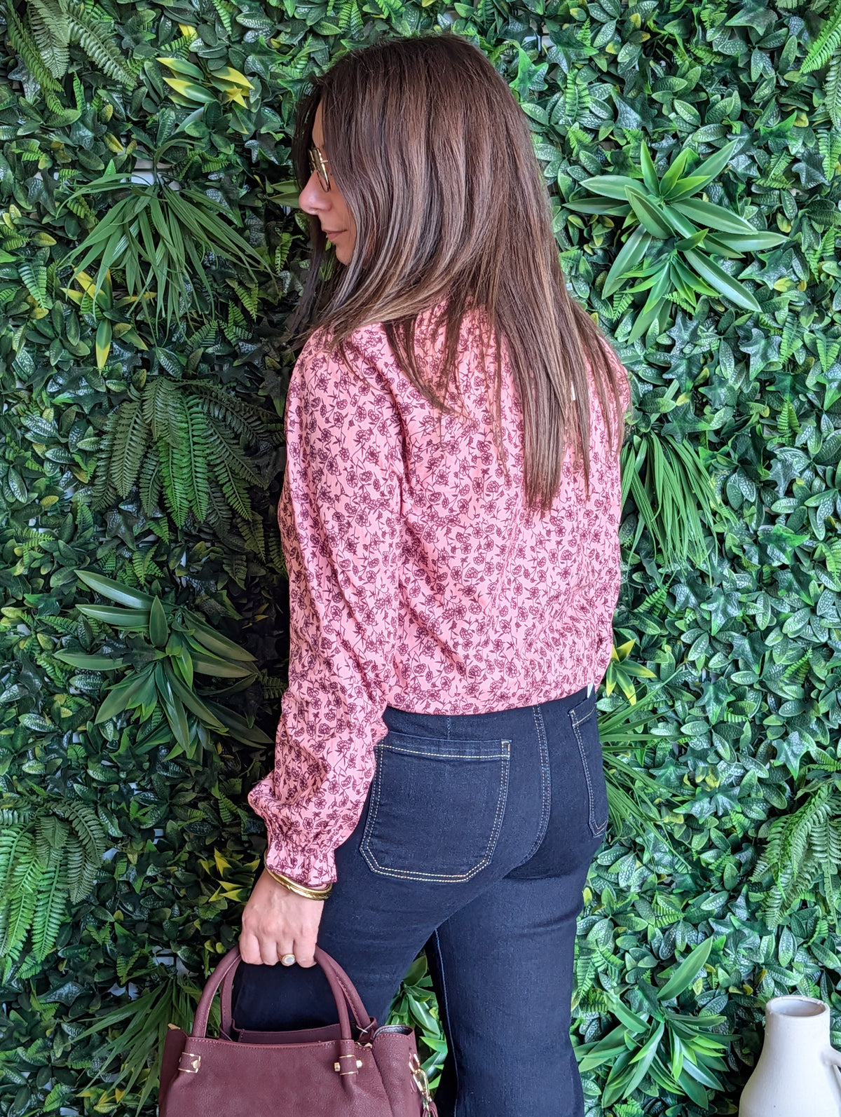 Chemise fleurie