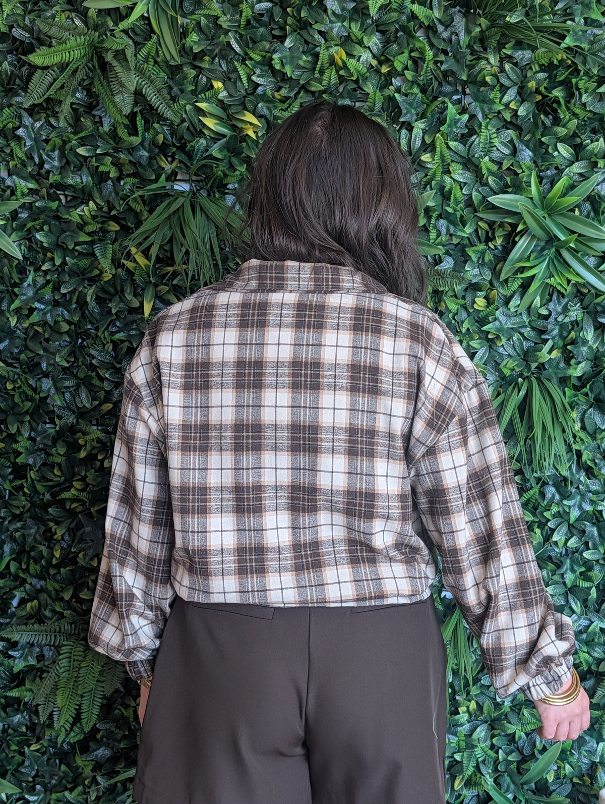 Veste à carreaux