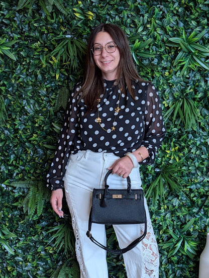 Blouse à pois
